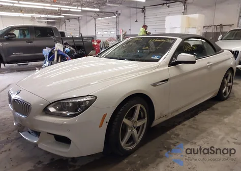2015 BMW 650I xDrive from USA, damaged, VIN WBAYP1C56FD216817